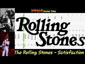 Satisfaction (I Can't Get No) - The Rolling Stones - Guitar + Bass TABS Lesson (Request)