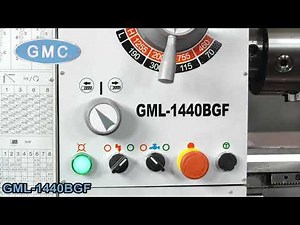 GMC 14″ x 40″ Geared Head Precision Lathe with Sino 2-Axis Digital Read-Out System, GML-1440BGF
