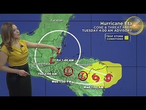 Tracking Hurricane Eta 11/3 6AM