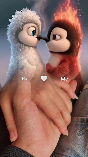 He Me Trend Cartoon — He & Me Ice and Fire Edit (TikTok/CapCut)
