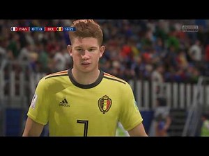 World Cup 2018 France vs Belgium - Semi Finals 2018 Full Match Sim (FIFA 18)