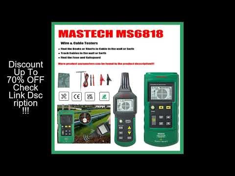 MASTECH MS6818 Portable Professional Wire & Cable Testers Wire Cable Tracker Metal Pipe Locator Dete