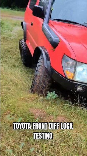 TOYOTA J90 Front Diff Lock TESTING #viral #trending #toyota #offroad #extreme #test #difflock #4x4