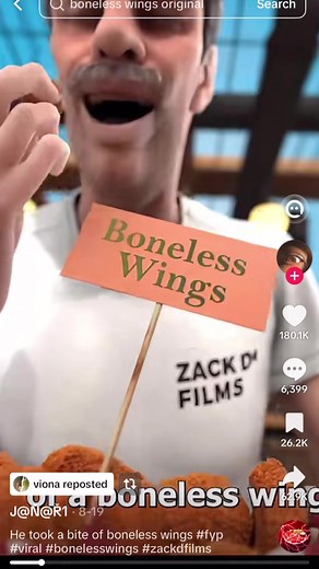 He took a bite of the boneless wings #bonelesswings #meme #animation #animationmeme #sticker The first part is credited to the original creator.