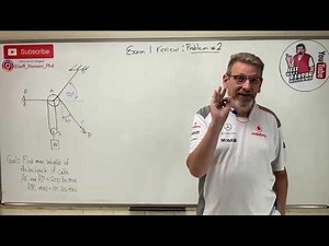 Statics: Exam 1 Review Problem 2, 2D Forces on a Particle