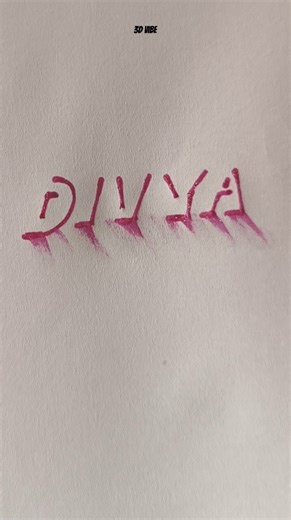 Pulse Pink Letter Magic Divya🩷