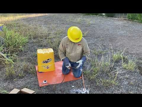 Exothermic Welding with a Cadweld ONE SHOT
