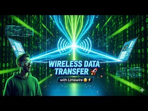🚀 Wireless Data Transfer Made EASY! | Limewire Tech Hack 2025 🔥