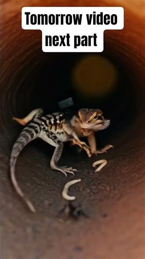 🦎 Camera Mounted on a Lizard | Real Desert POV#bome #worldwide