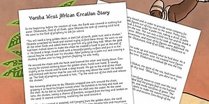 Kingdom of Benin: Yoruba Creation Story Print Out