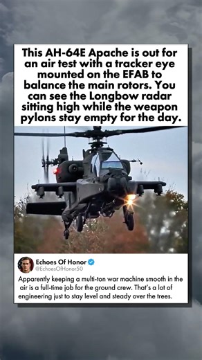 APACHE LONGBOW ROTOR BALANCE TEST