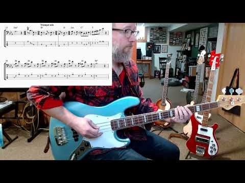 Martha My Dear - Beatles Bass Cover - Paul McCartney's Bass Line