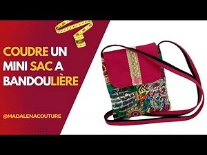 Coudre un mini sac à bandoulière - Tuto Couture Madalena