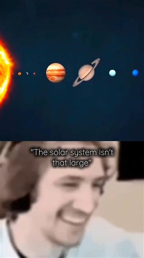 This is how far the planets actually are from the sun #shorts #space