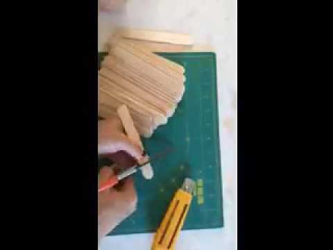 How to Make dollhouse shingles