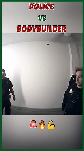 police vs bodybuilder viral short video 💪🔥🚨 #police #bodybuilder #shortfitness ‪@mgfitnessmedia24‬