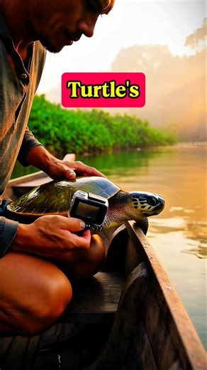 This Turtle’s Camera Captured a Hidden Amazon Pyramid #AmazonMystery #TurtlePOV #shorts