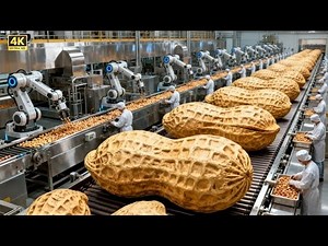 Inside a Modern Peanut Factory: How Raw Peanuts Become Creamy Peanut Butter (Full Process)