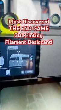 The Definitive End Game Desiccant for 3D Printing Filament Drying!