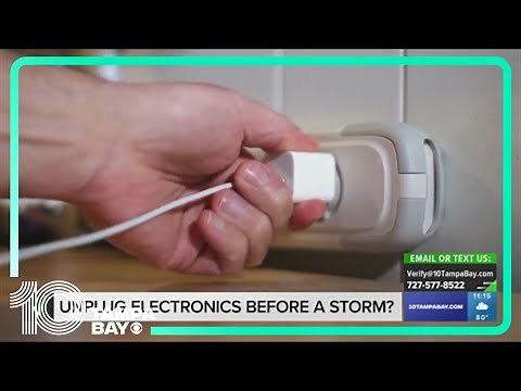 Yes, unplugging electronics before a thunderstorm can help protect them from damage
