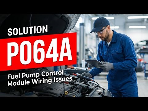 HOW TO FIX P064A OBD II ERROR CODE - Fuel Pump Control Module Wiring Issues