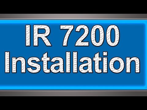 Canon ir7200 installation