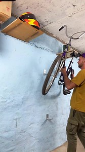 535K views · 878 reactions | Easy DIY Bike Wall Mount! | Productive Panda | Facebook