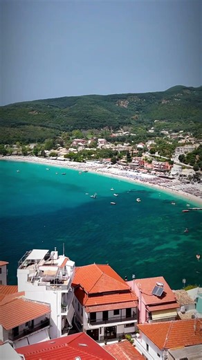 Stunning views over Parga #travel #sun #sea#sand#drone #travel