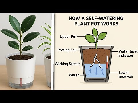 How To Use Self Watering Plant Pots In Your Garden - The pro and the cons explained