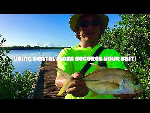 Using Dental Floss Secures Your Bait When Fishing!