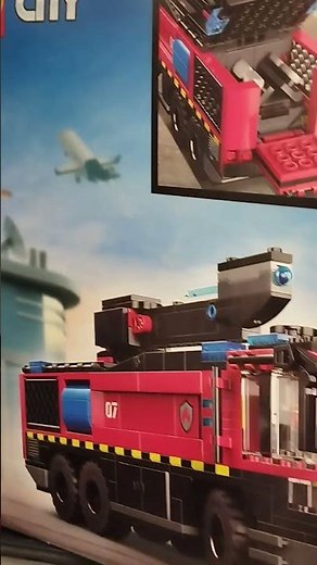 Lego city 60499 : le camion de pompiers de l'aéroport