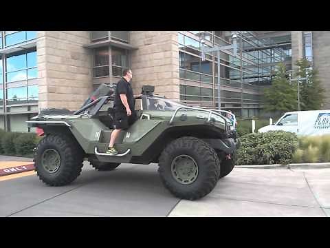 Halo - The Warthog is a real, working vehicle