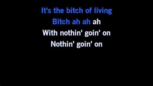 Karaoke The Bitch of Living - Spring Awakening - CDG, MP4, KFN - Karaoke Version