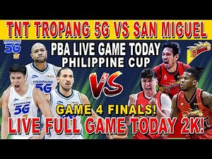 TNT vs SAN MIGUEL | GAME 4 FINALS | PBA LIVE FULL GAME TODAY 2K | PBA PHILIPPINE CUP 2K