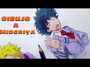 Cómo Dibujar a MIDORIYA Paso a Paso