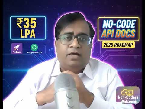 2026 API Documentation Roadmap : [Zero Coding] ₹35 LPA!