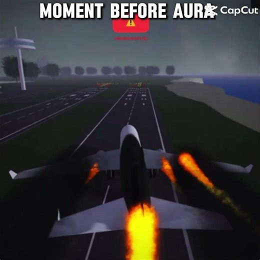 Trying to land a plane #roblox ￼