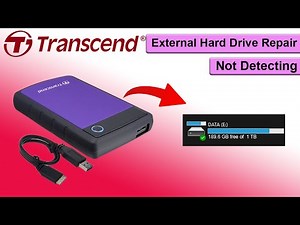 No Detection Fix Your Transcend External Hard Drive Fast Repair