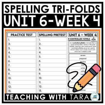 Wonders 2023 - 3rd Grade Unit 6 Week 4 - Spelling Word Practice Activities