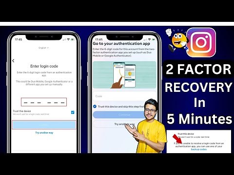How to get 8 digit backup code for instagram 2025 | Recover two factor authentication instagram
