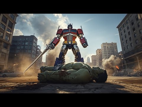 🔥 Optimus Prime Defeats Hulk – Epic Cinematic Battle Aftermath! 💥