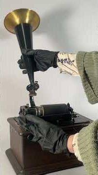 Today we look at a musical Edison invention in the HLOM collection, the gold-moulded wax cylinder!