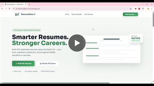 #ai #fullstack #python #fastapi #llm #webdevelopment #projectshowcase #gemini #softwaredevelopment | Krithika M