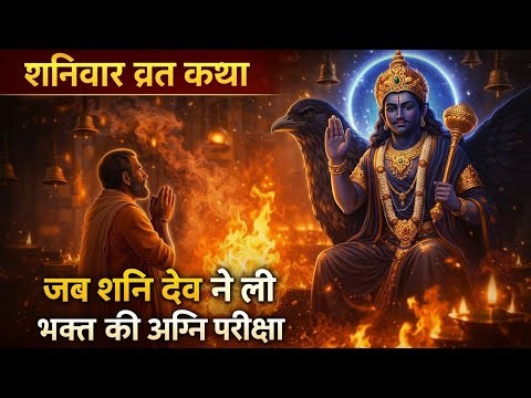 शनिदेव जी ने अपने भक्त की अग्नि परीक्षा | शनिवार व्रत कथा | #shanivar_bhakti #शनिवार #shanidevbhajan