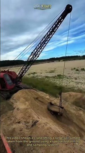 Massive Soil Core Extraction! #Engineering #Construction #Geotechnical
