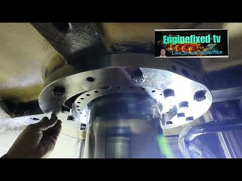 Part 7, how to overhaul stuffing box o renew the scrapper ring inside the crankcase of Main Engine