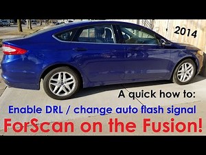 Using Forscan to mod my Fusion