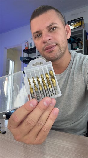 Kit de broca para fazer rosca