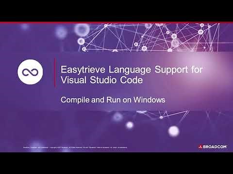 Easytrieve Visual Studio Code Extension: Compile and Run on Windows
