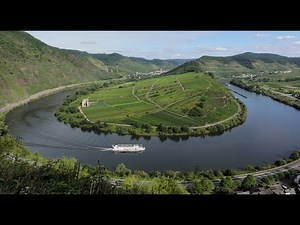 Wine harvest in Mosel Germany: German Riesling in Moselle Valley - Weinlese Deutschland Tourismus